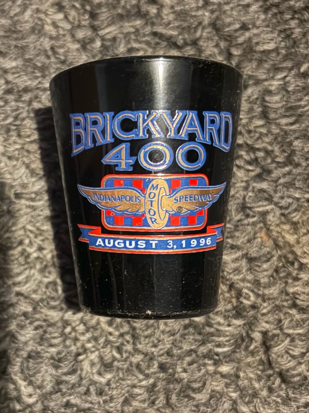 Brickyard 400 1996 motor speedway shot glass